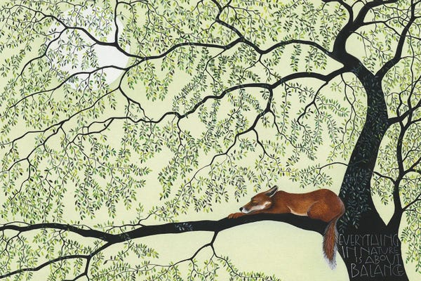 Office: Everything In Nature Is About Balance by Sam Cannon Art