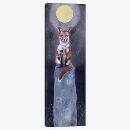 Fox I Canvas Print #SCN18} by Sam Cannon Art Canvas Wall Art