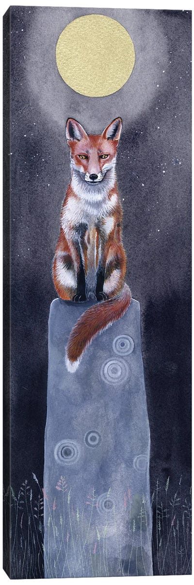 Fox I Canvas Art Print - Folk Art