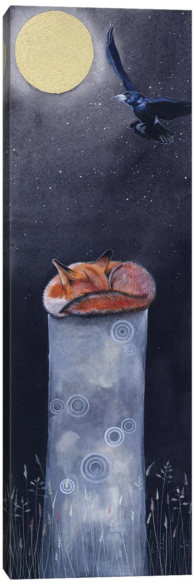 Fox III Canvas Art Print - Sam Cannon Art