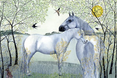 Grey Horses by Sam Cannon Art acrylic art print
