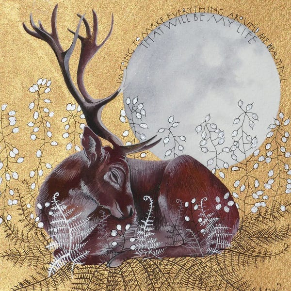 Deer: Everything Around Me by Sam Cannon Art