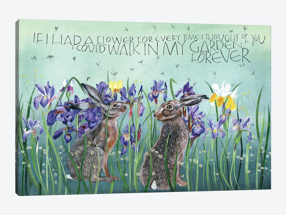 If I Had A Flower by Sam Cannon Art 1-piece Canvas Art