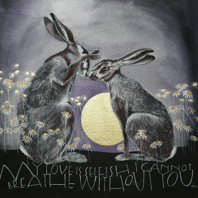 My Love Is Selfish by Sam Cannon Art art print