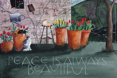 Peace Is Always Beautiful by Sam Cannon Art art print
