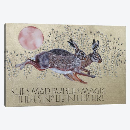 She's Mad But She's Magic Canvas Print #SCN56} by Sam Cannon Art Canvas Art Print