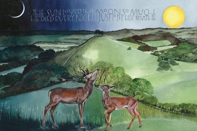 The Sun Loved The Moon by Sam Cannon Art art print