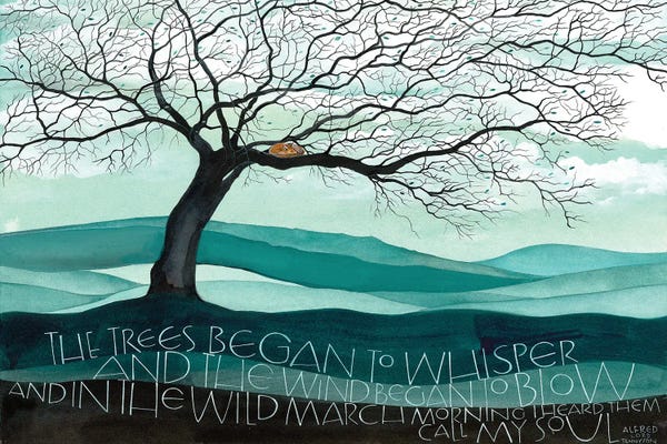 Refreshing Workspace: Trees Began To Whisper by Sam Cannon Art