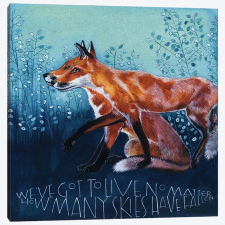 We've Got To Live Canvas Print #SCN82} by Sam Cannon Art Canvas Print