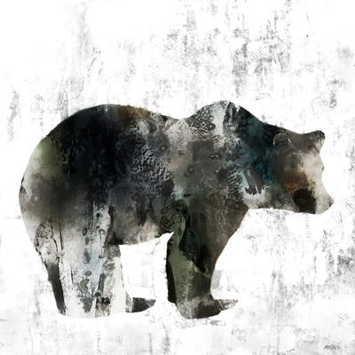 Bear Totem by Scott Brems metal wall art