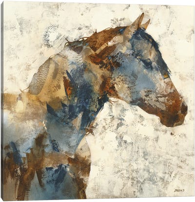 Horse Portrait Canvas Art Print