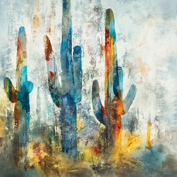 Floral & Botanical: Saguaro Forest by Scott Brems