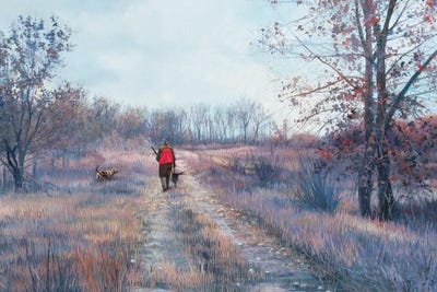 End Of A Good Day by Shirley Cleary framed canvas print