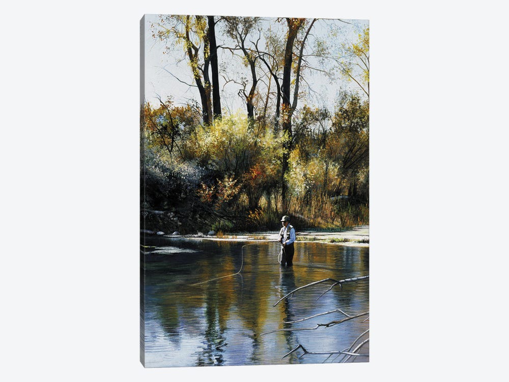 Fall Reflections by Shirley Cleary 1-piece Canvas Art