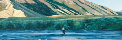 Fishing The Bucket by Shirley Cleary multi panel art