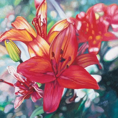 Flower Series VII by Shirley Cleary canvas print