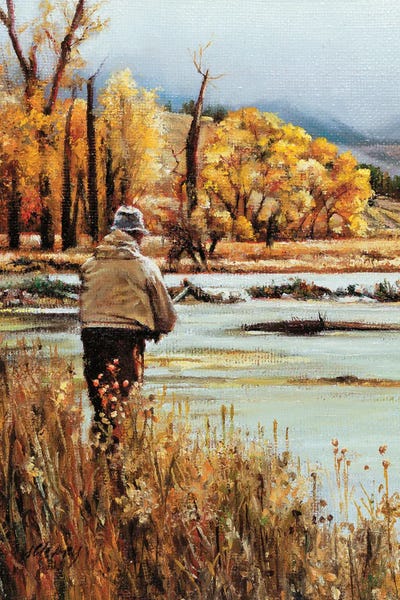 Golden Pond by Shirley Cleary canvas print