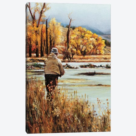Golden Pond Canvas Print #SCY46} by Shirley Cleary Art Print