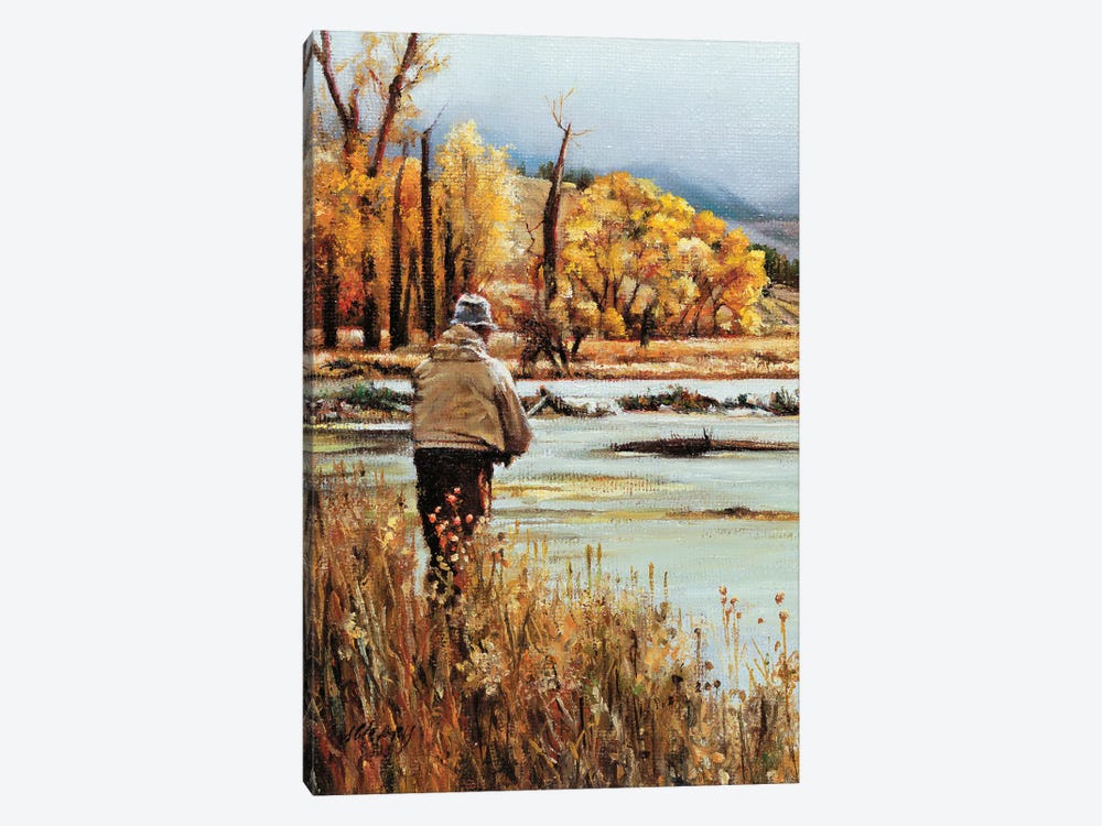 Golden Pond by Shirley Cleary 1-piece Canvas Print