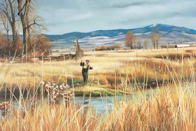 Spring Creek by Shirley Cleary canvas print