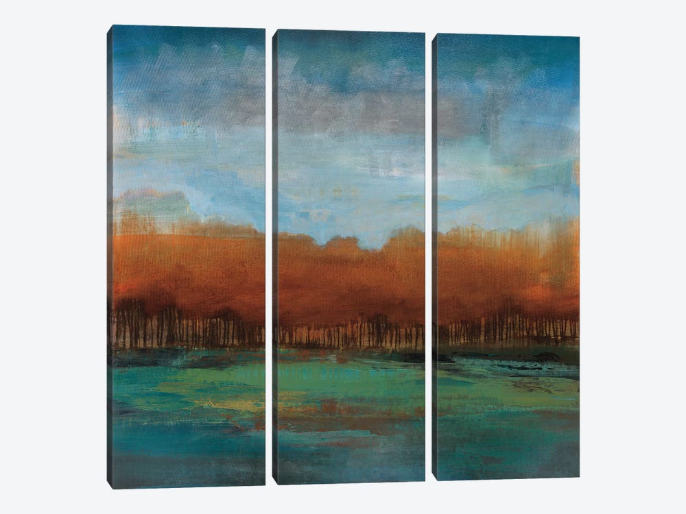 Traveling to the Edge by Stacy DAguiar 3-piece Canvas Print