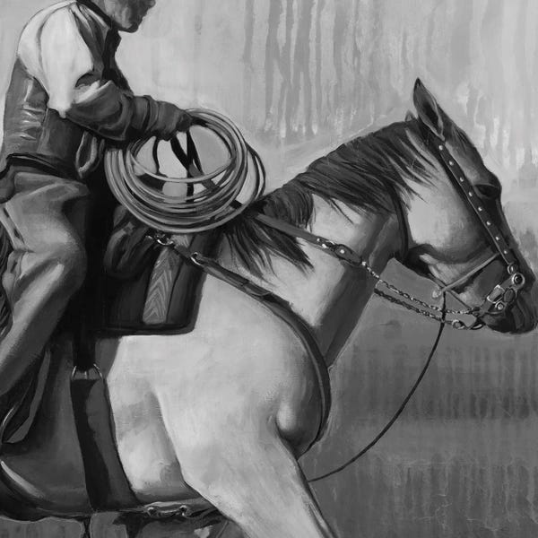 Horseback: The Search I In Black & White by Stacy D'Aguiar