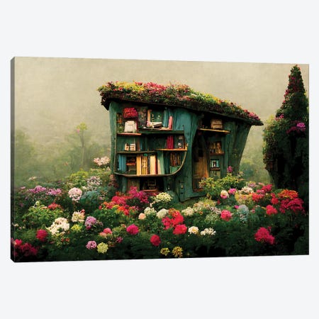 Cassies Hidden Reading Cottage Canvas Print #SDB11} by Beth Sheridan Canvas Print