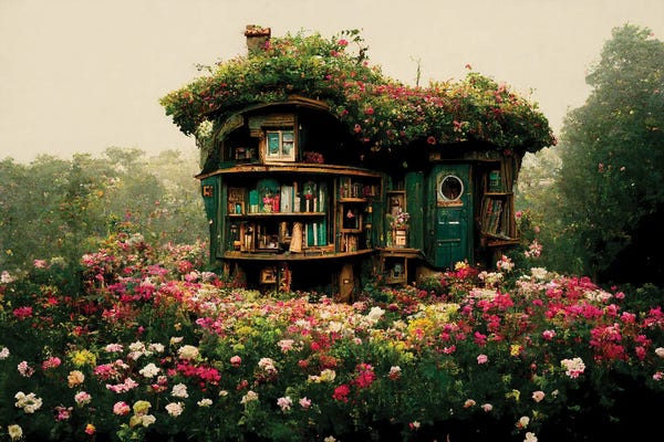 Beth Sheridan: Elizas Hidden Reading Cottage by Beth Sheridan