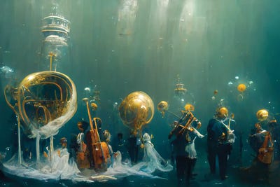 FantaSEA Soirée by Beth Sheridan canvas print