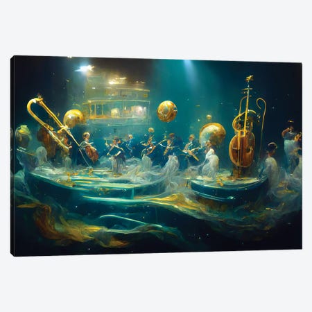 FantaSEA Symphony In G Canvas Print #SDB26} by Beth Sheridan Canvas Print