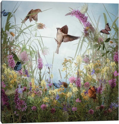 Fantasy Meadow Canvas Art Print - Beth Sheridan