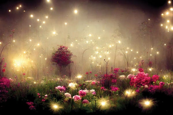 Gardens & Floral Landscapes: A Magical Garden Night by Beth Sheridan