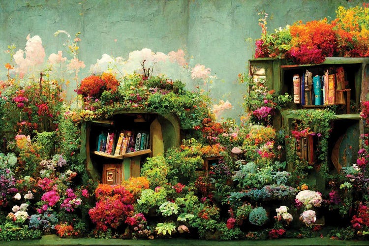 Fragrance Of Pages And Blooms by Beth Sheridan wall art