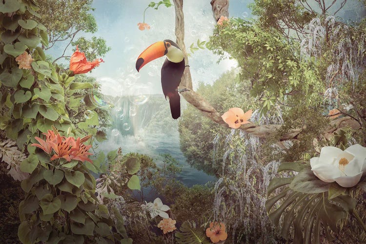 Jungle Fantasy I by Beth Sheridan wall art