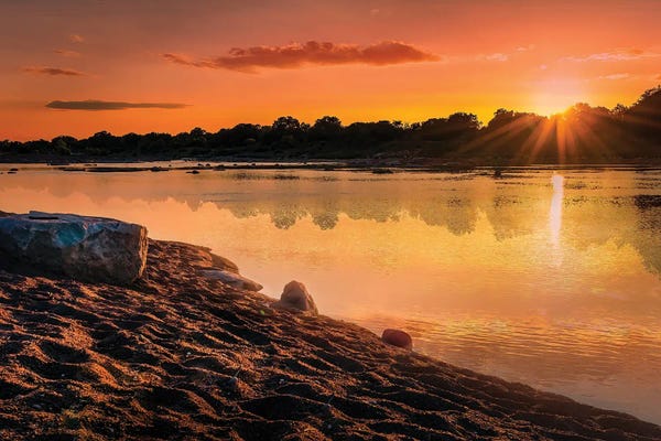Canvas Print: Llano Sunset by Beth Sheridan
