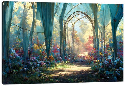Magical Forest Path Canvas Art Print - Beth Sheridan