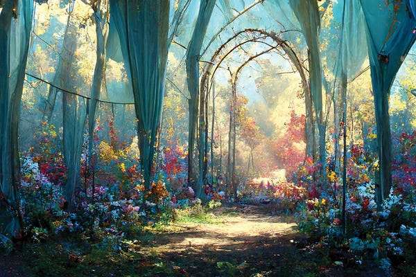 Gardens & Floral Landscapes: Magical Forest Path by Beth Sheridan