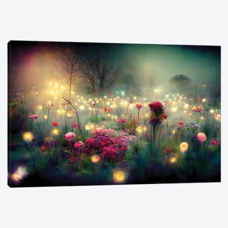 Magical Garden Mist Canvas Print #SDB47} by Beth Sheridan Canvas Print
