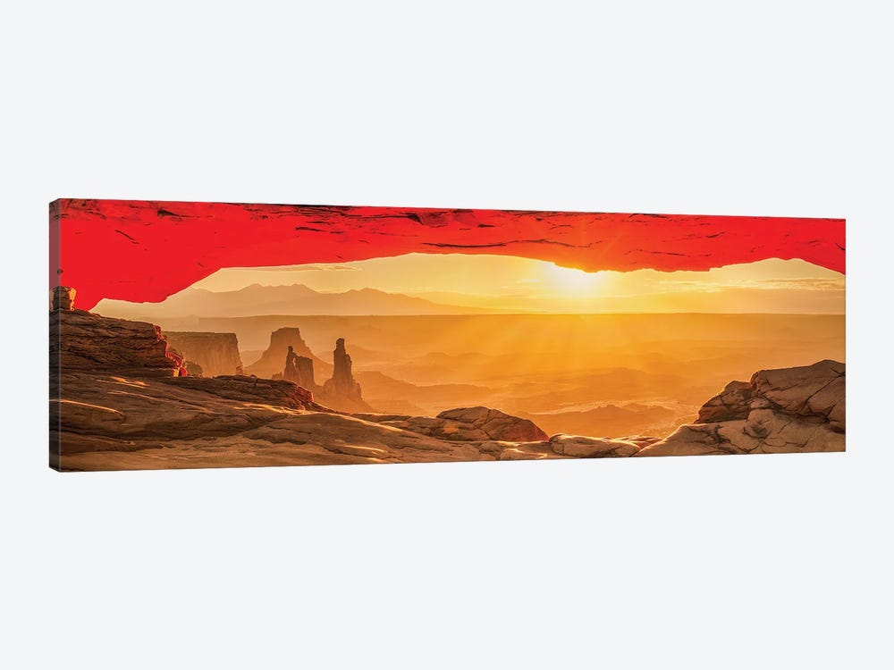 Mesa Arch Sun flare II by Beth Sheridan 1-piece Art Print