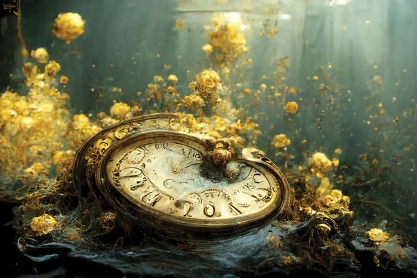 Clocks: River Of Passing Events by Beth Sheridan