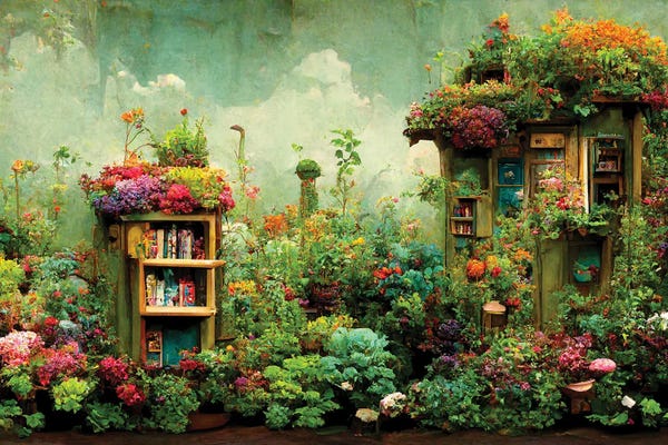Beth Sheridan: Tending The Bookcases by Beth Sheridan