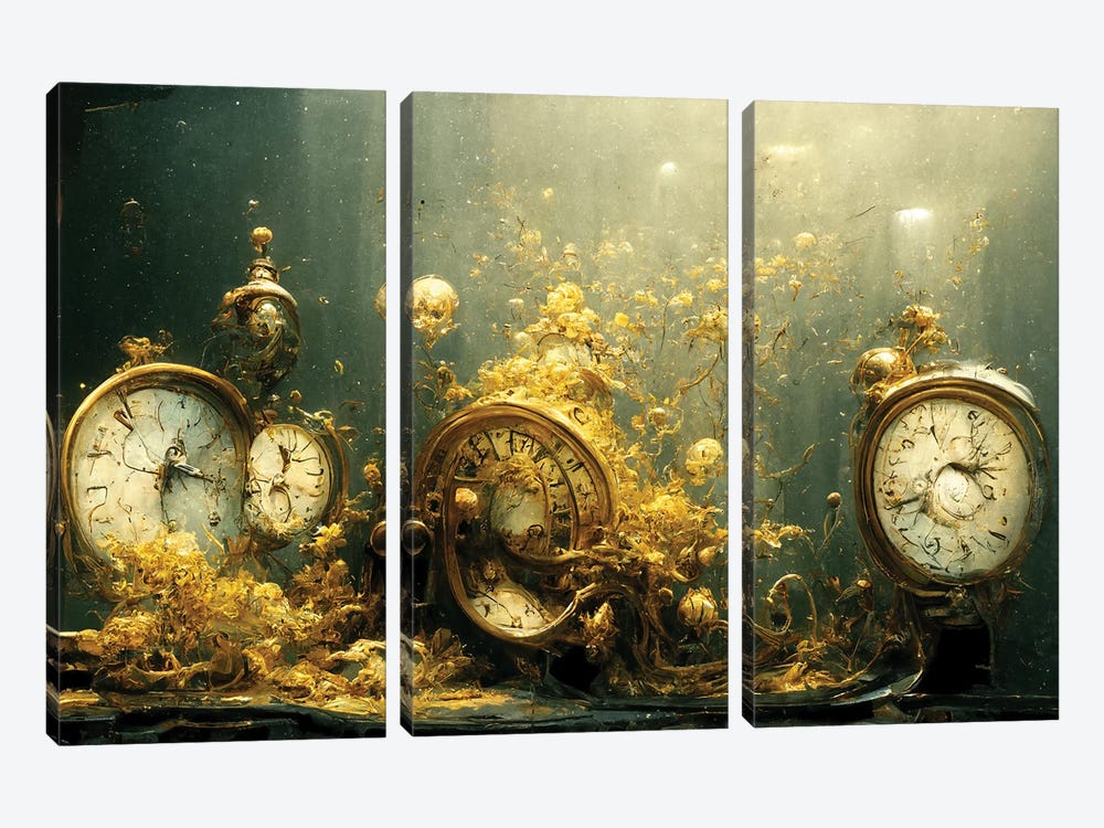 Time And Tide by Beth Sheridan 3-piece Canvas Art