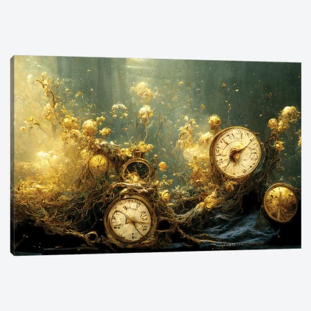 Time Flows There Canvas Print #SDB68} by Beth Sheridan Canvas Artwork