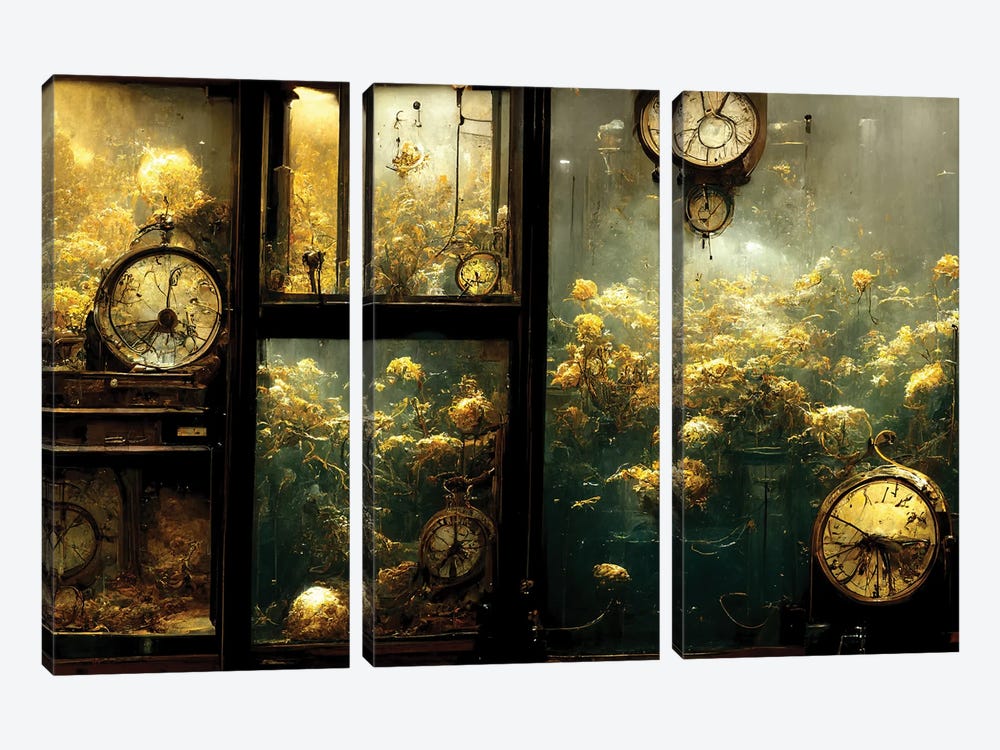 Time Is A Game Played Beautifully by Beth Sheridan 3-piece Canvas Artwork