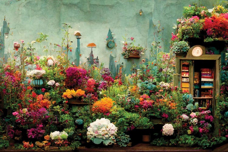 Time Passes In The Book Garden