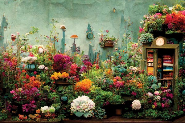 Time Passes In The Book Garden