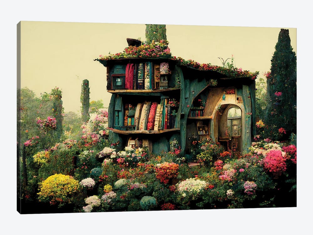Zara's Hidden Reading Cottage by Beth Sheridan 1-piece Art Print