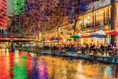 San Antonio Lights by Beth Sheridan art print