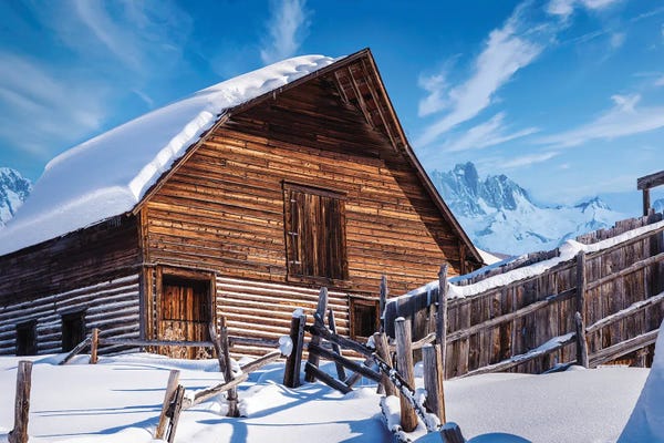 Beth Sheridan: Winter Cabin by Beth Sheridan