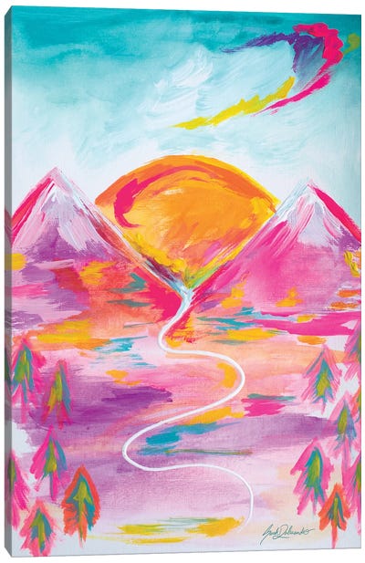 Mountain Music Canvas Art Print - Sarah Dalesandro